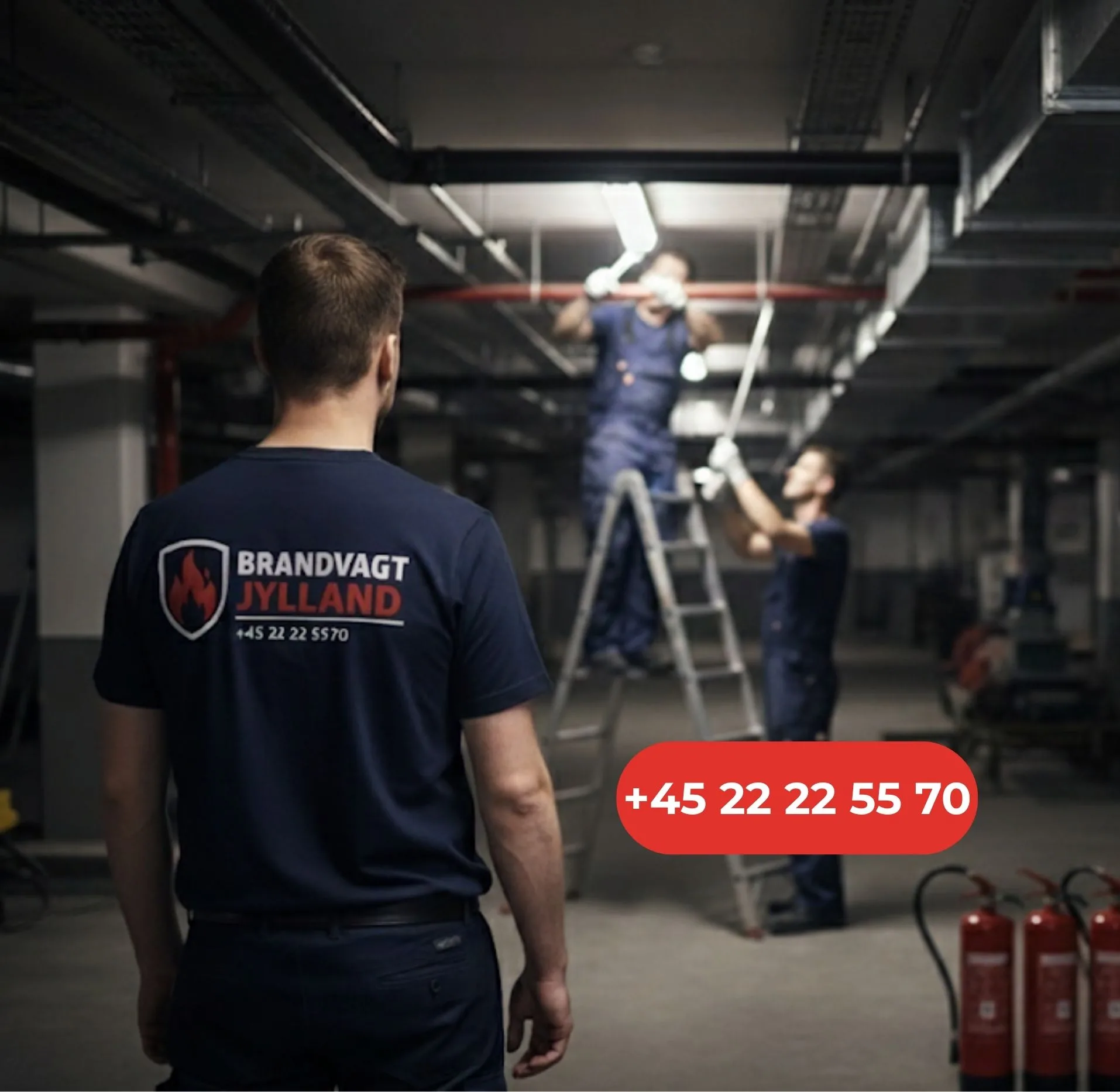 Brandvagt Udskiftning af sprinklere